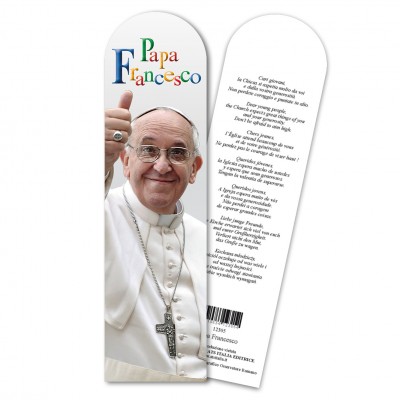 Segnalibro "Papa Francesco" - Multilingua