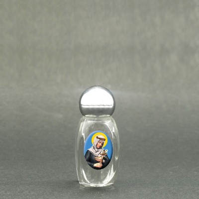 Saint Catherine - Holy water bottle with sacred picture