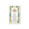 Pope Francis - Holy picture on parchment paper