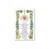 Pope Francis - Holy picture on parchment paper