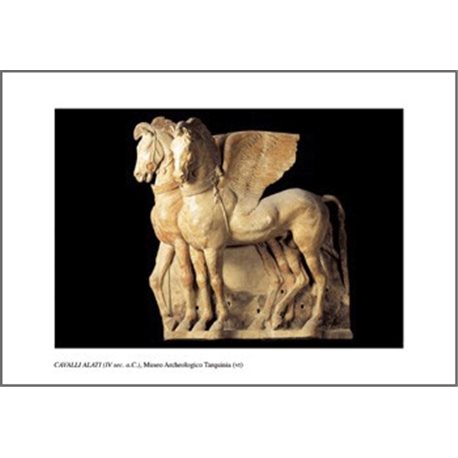 WINGED HORSES (4th century) Archaeological Museum, Tarquinia