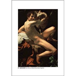 ST JOHN THE BAPTIST Caravaggio - National Gallery in Corsini Palace, Rome