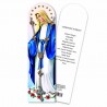 Segnalibro "Madonna Miracolosa" con Rosario in vetro