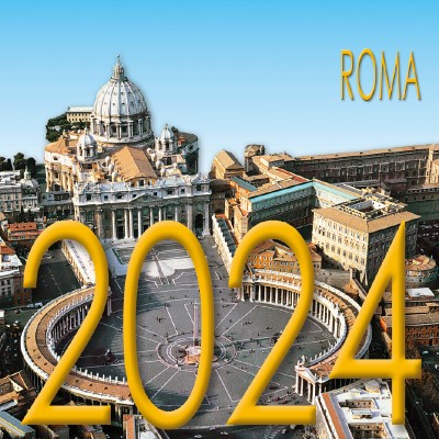 Calendar 8x8 cm ROME ST. PETER DAY