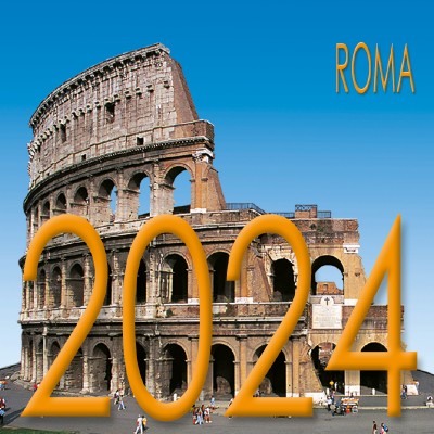 Calendar 8x8 cm ROME COLISEUM DAY