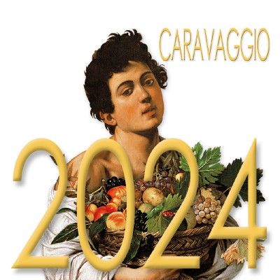 Calendar 8x8 cm CARAVAGGIO