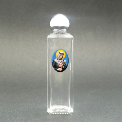 Saint Catherine of Siena - Holy water bottle with sacred picture