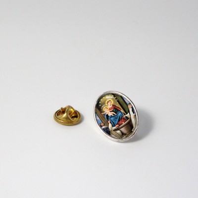 OUR LADY OF THE ROSARY - Metal pin