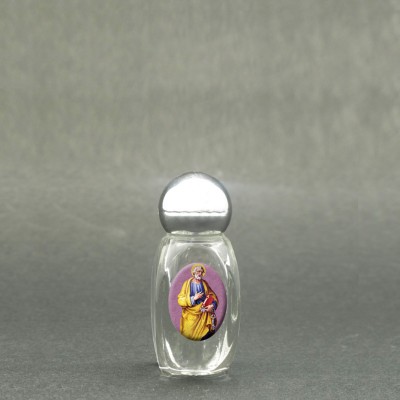 Saint Peter - Holy water bottle with sacred picture