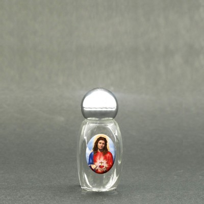 Sacred Heart of Jesus - Holy water bottle with sacred picture