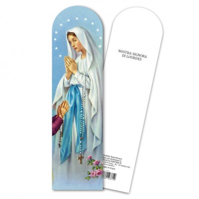 Segnalibro "Madonna di Lourdes"