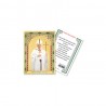 Pope Francis - Gold laminated holy picture