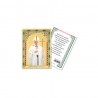 Pope Francis - Gold laminated holy picture