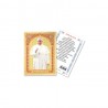 Pope Francis - Gold laminated holy picture