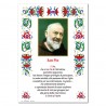 Saint Pio - Holy picture on parchment paper