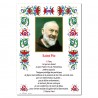 Saint Pio - Holy picture on parchment paper