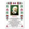 Saint Pio - Holy picture on parchment paper