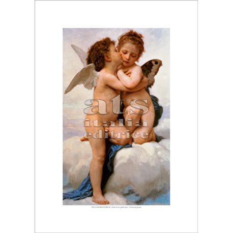 THE FIRST KISS William A. Bouguereau - Private Collection