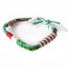 Bracciale corda con i colori dell'Italia