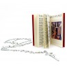 San Giovanni Paolo II - Mini libro "Il Santo Rosario" con rosario