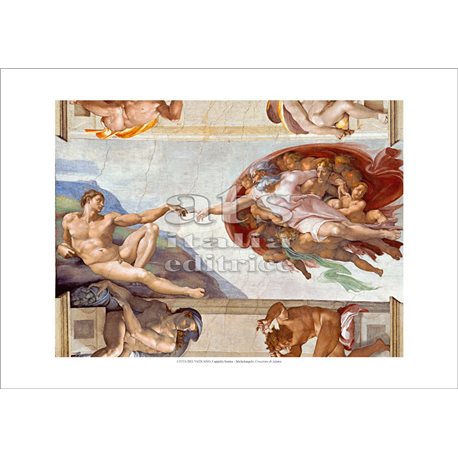 HE CREATION OF ADAM (detail) Michelangelo - Sistine Chapel, Vatican City