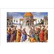 Poster 35x50 cm "CONSEGNA DELLE CHIAVI Perugino - Sistine Chapel, Vatican City"