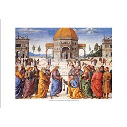 CONSEGNA DELLE CHIAVI Perugino - Cappella Sistina, Citta' del Vaticano