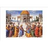 Poster 35x50 cm "CONSEGNA DELLE CHIAVI Perugino - Cappella Sistina, Citta' del Vaticano"