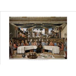 THE LAST SUPPER Rosselli e D'Antonio - Sistine Chapel, Vatican City