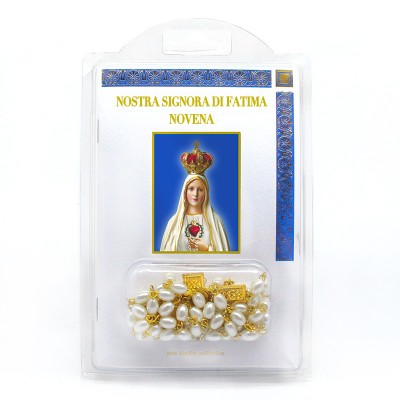 Libretto con Rosario "Novena alla Nostra Signora di Fatima"