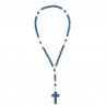 Bookmark "Our Lady of the Rosary" with wood Rosary - multilanguage