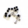 Saint Francis - plasticized religious card with decade rosary