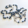Our Lady of Knots - plasticized religious card with rosary