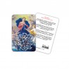 Our Lady of Knots - plasticized religious card with rosary