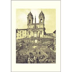 CHIESA DELLA TRINITA' DEI MONTI Benoist - Colour Print