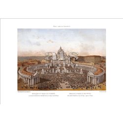 BENOIST Basilica e Piazza San Pietro, Roma