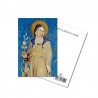 SAINT CLARE - Metal pin with Holy Picture