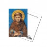 SAINT FRANCIS - Metal pin with Holy Picture