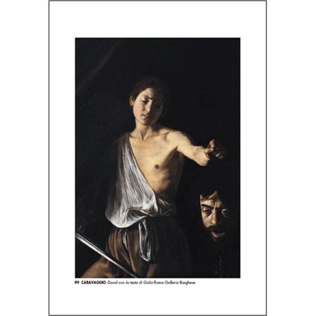 DAVID AND GOLIATH Caravaggio - Borghese Gallery, Rome