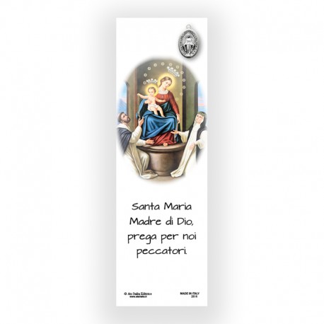 Parchment Bookmark Our Lady of Rosary
