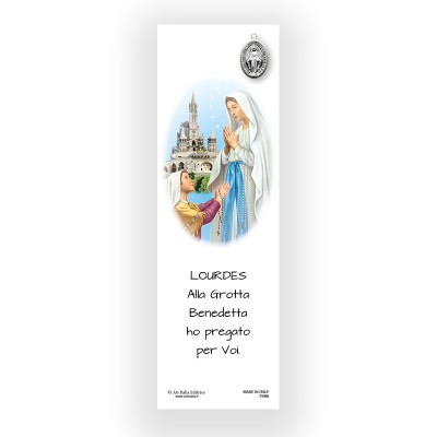 Parchment Bookmark Our Lady of Lourdes
