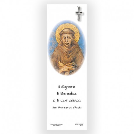 Segnalibro Pergamena San Francesco