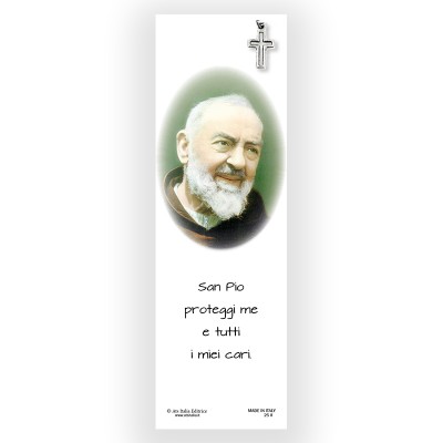 Parchment Bookmark Saint Pio