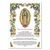 Our Lady of Guadalupe - Holy picture on parchment paper