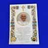 Pope Francis - Holy picture on parchment paper