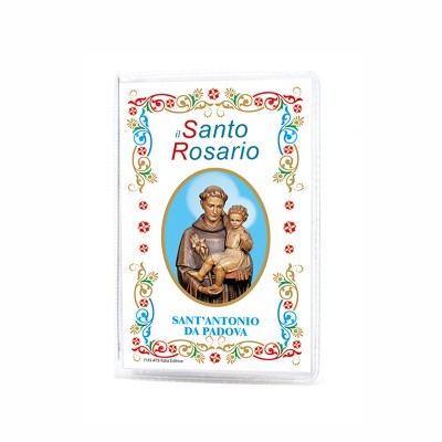 Saint Anthony - Booklet "The Holy Rosary and Mysteries" with rosary