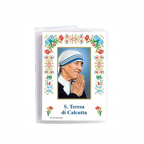 Santa Teresa di Calcutta - Mini libro "Il Santo Rosario" con Decina Rosario