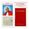 Saint John Paul II - Mini book "The Holy Rosary" with rosary