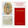 Madonna Aparecida - Mini libro "Il Santo Rosario" con rosario