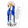 Bookmark "Miraculous Madonna" with glass Rosary 